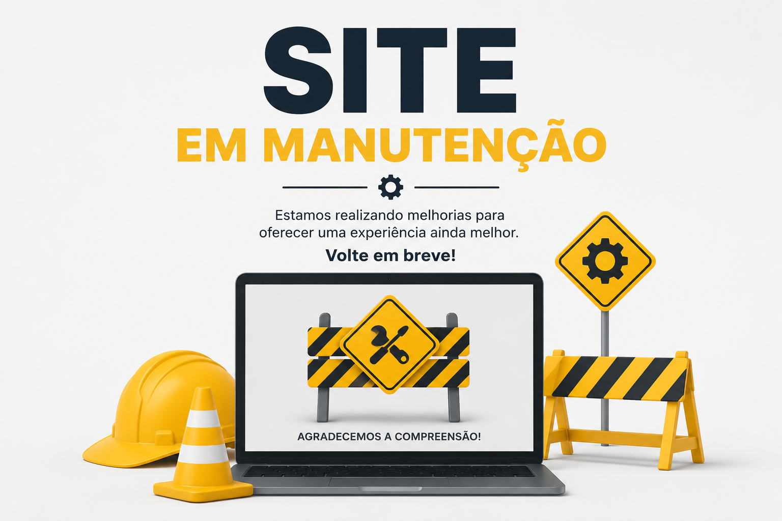 Site em manutenção